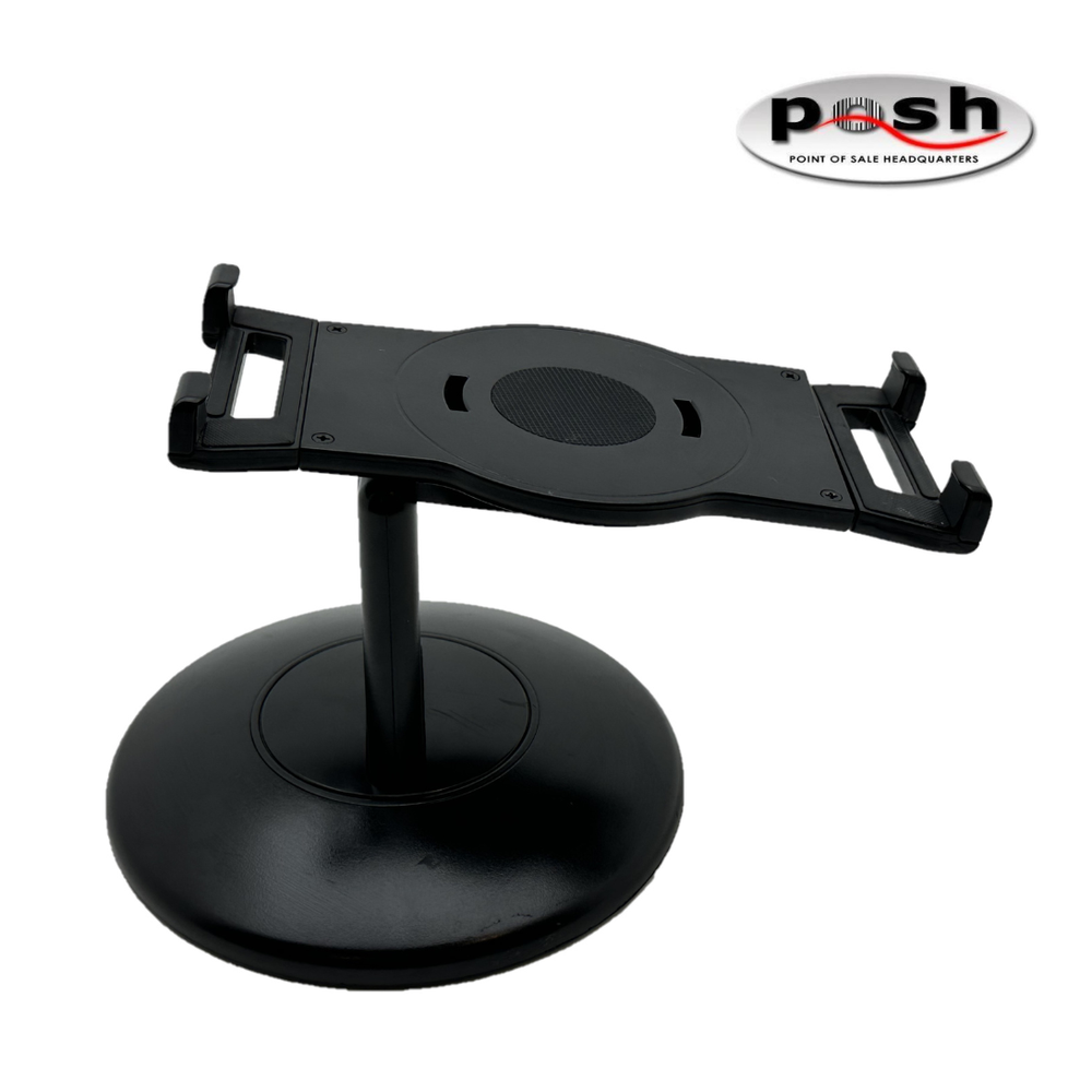 Desktop Stand Rotating Bracket for Tablets Between 7" and 10" - Black