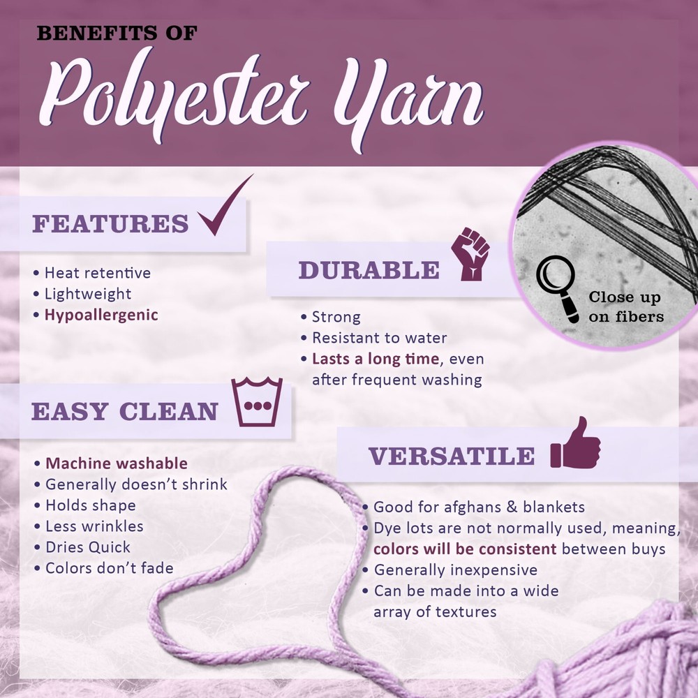 JubileeYarn Chenille Yarn - Polyester Worsted Cakes