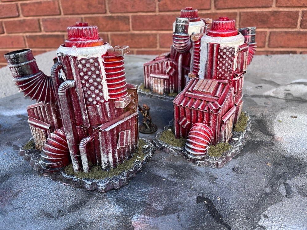 Sci-Fi Terrain pieces 26 – Tabletop Gaming scratch built.