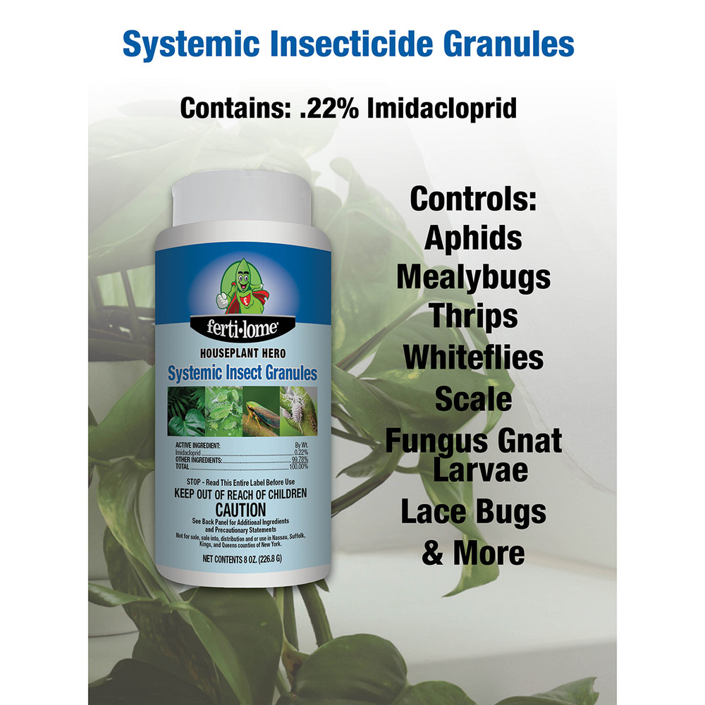 Ferti-lome Systemic Insect Granules - 8 oz Bottle by VPG