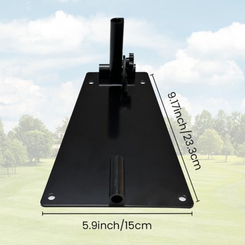 Golf Alignment Stick Holder Swing Practice Plate Plane Trainer Training Aid US