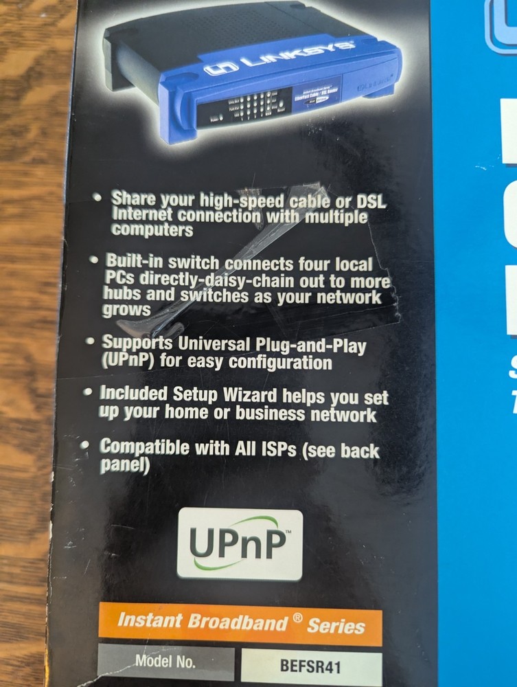 Linksys Etherfast Cable DSL Router