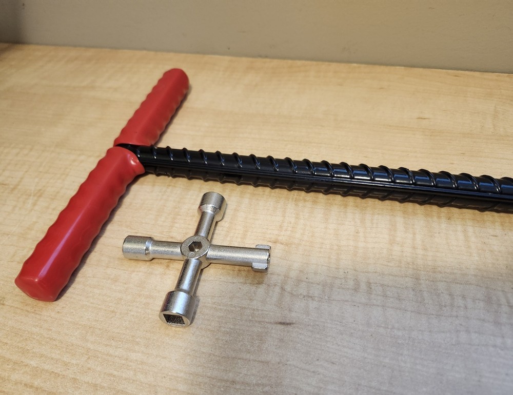 Water Main Shut-Off Tool with 4-Way Multi-Functional Tool Included (BRAND NEW)!!