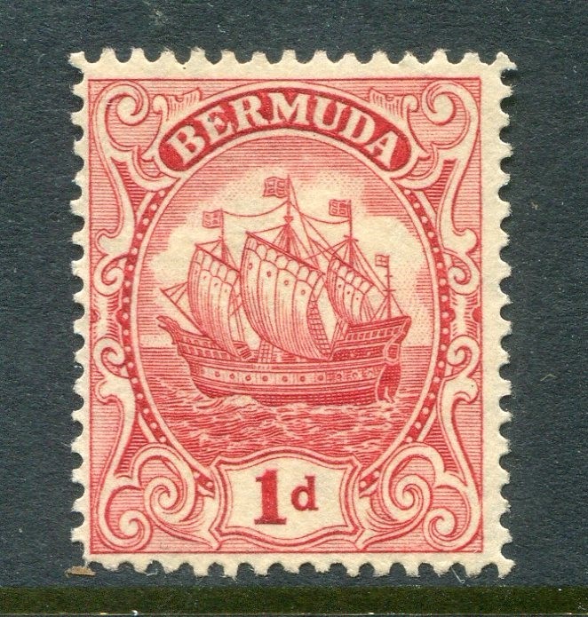 Bermuda #83 Caravel 1 P. [Mint Hinged]
