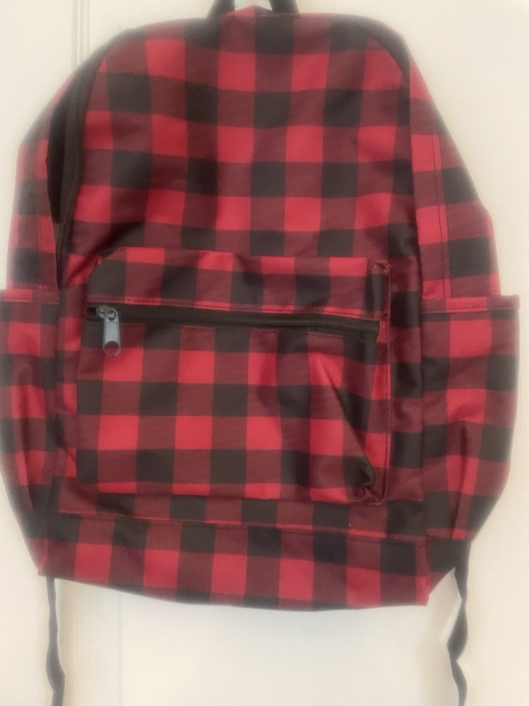 Red Buffalo Plaid Backpack