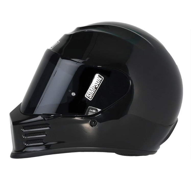 Simpson Motorcycle Speed Bandit Helmet Large - Black #SPBL2