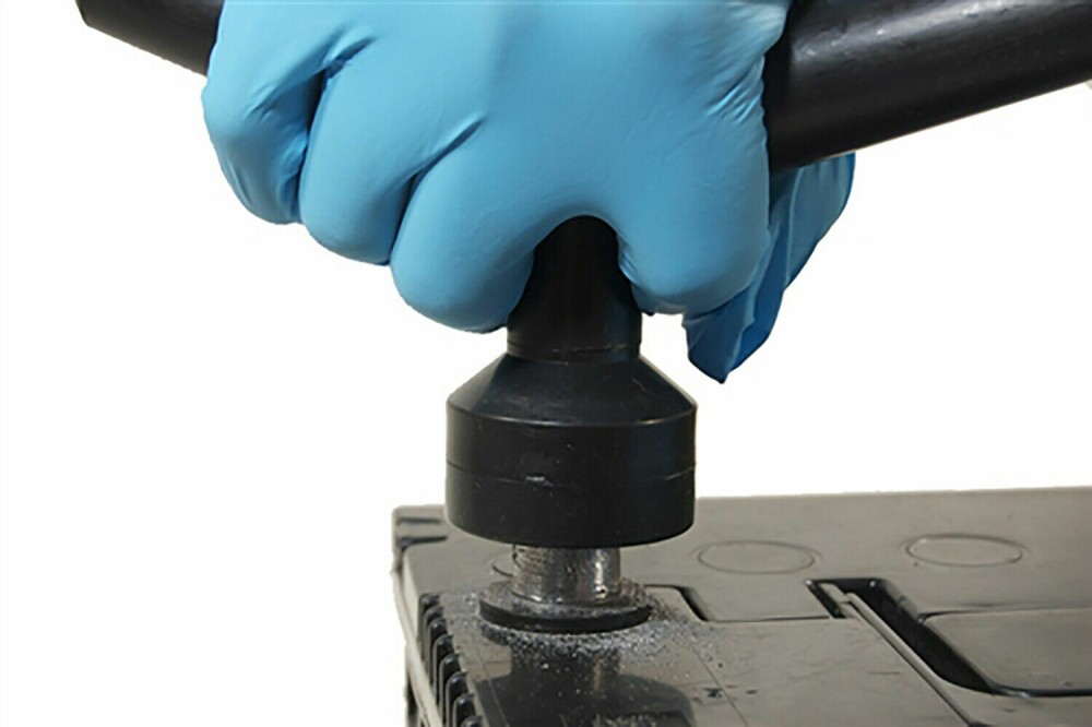 3-Way Battery Terminal Cleaning Brush by Quick Cable