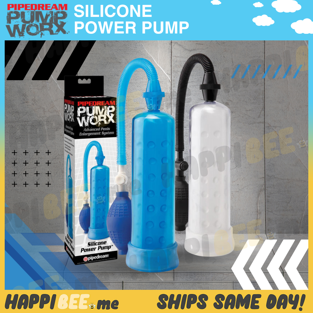 Pump Worx Vacuum Silicone Penis Pump🍯Enlarger System Power Trainer Kit Device