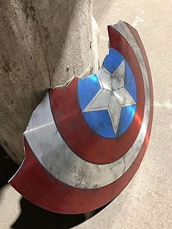 Captain America Shield Prop Handmade Replica First Avenger Shield Metal Shield