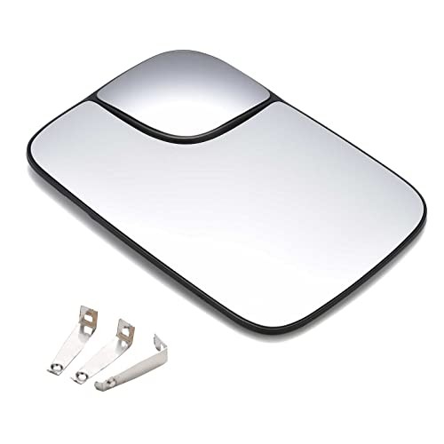 Heated Mirror Glass Left Driver Side Compatible with Dodge Ram Driver Left Side