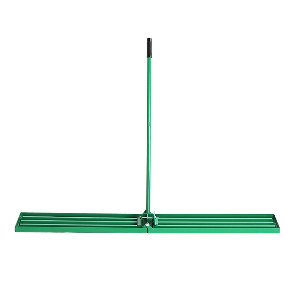 Lawn Leveling Rake, 36*9.8*75inch, Heavy-Duty Iron Construction, Multi-tasker