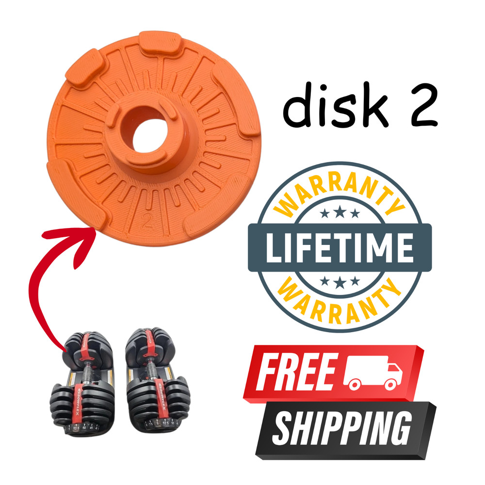 Replacement disk 2 for Bowflex 552 Series 2 | Lifetime Warranty