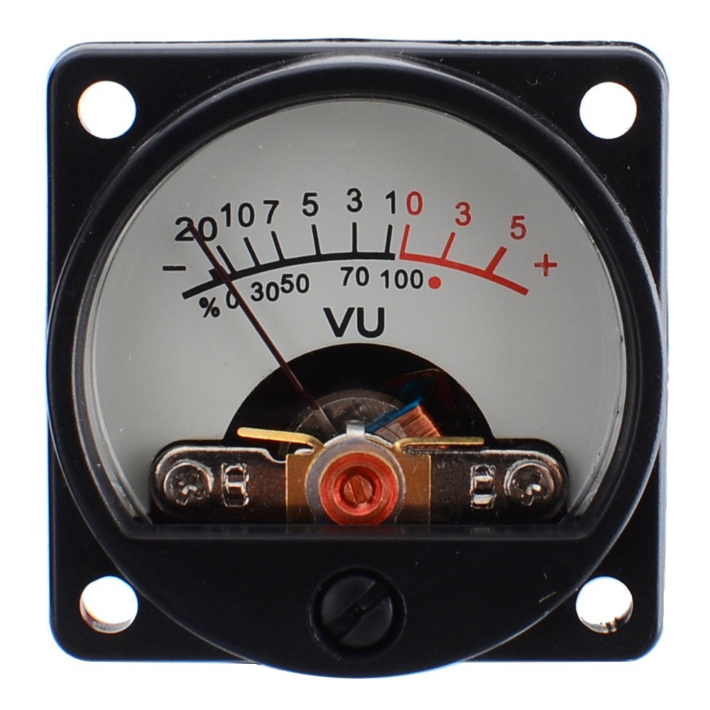 2pcs Panel VU Meter Warm Back Light Recording & Audio Level Amp