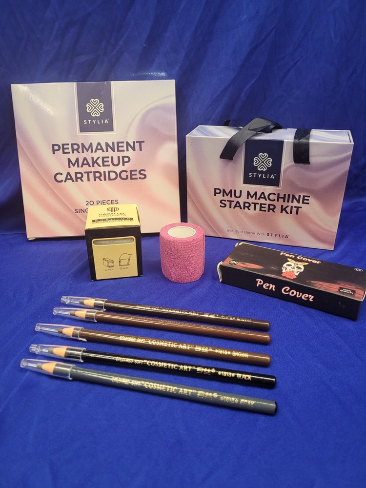 Stylia Permanent Makeup Machine Starter Kit Set Bundle W/unopened products