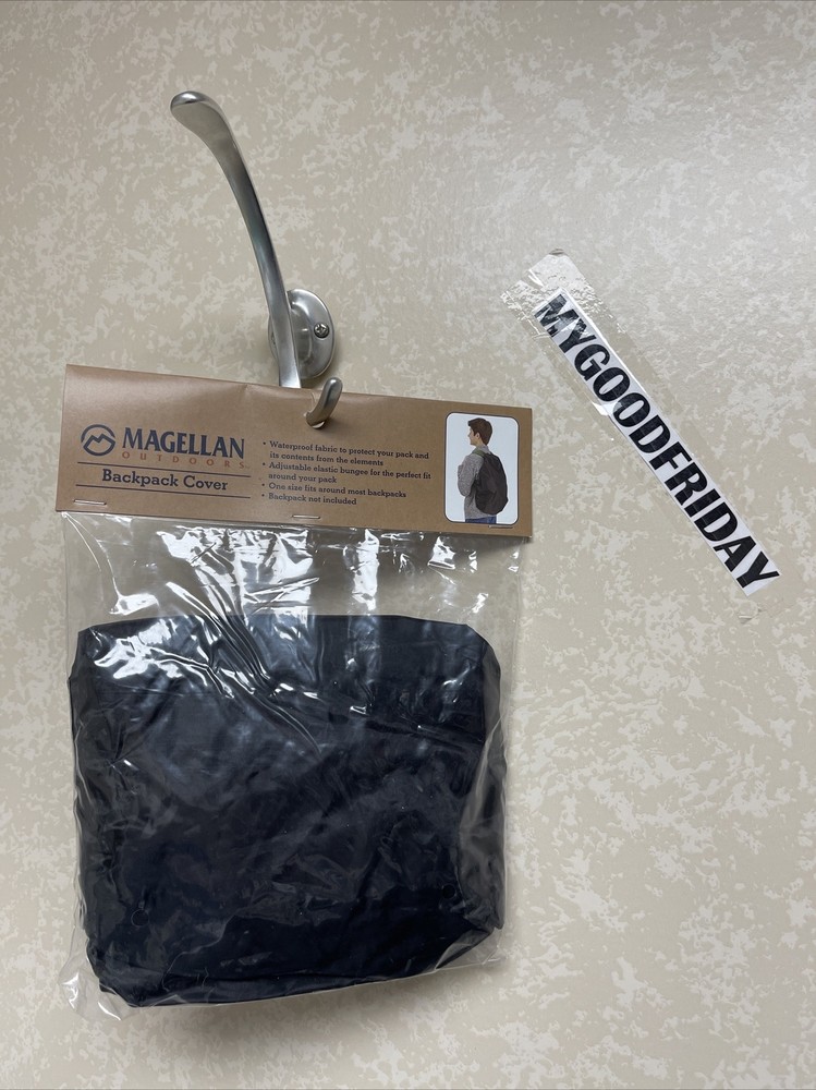 Magellan Outdoors Waterproof Adjustable Backpack Cover - Black