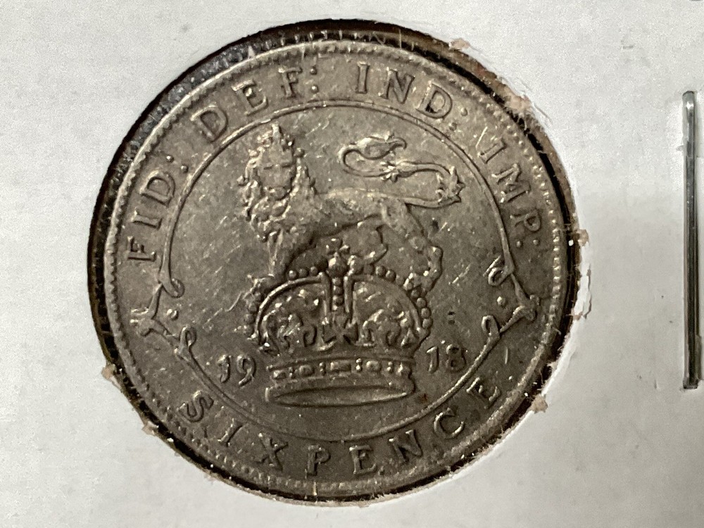 1918 Great Britian 6 Pence