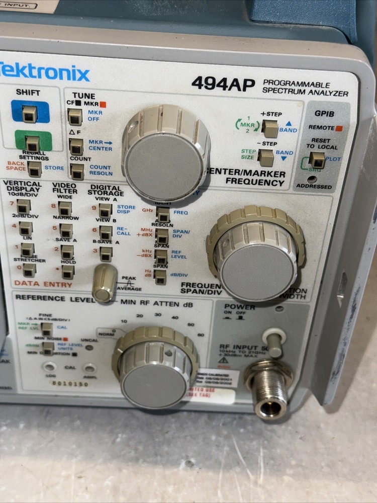 Tektronix 494AP Programmable Spectrum Analyzer 48 to 440Hz Range