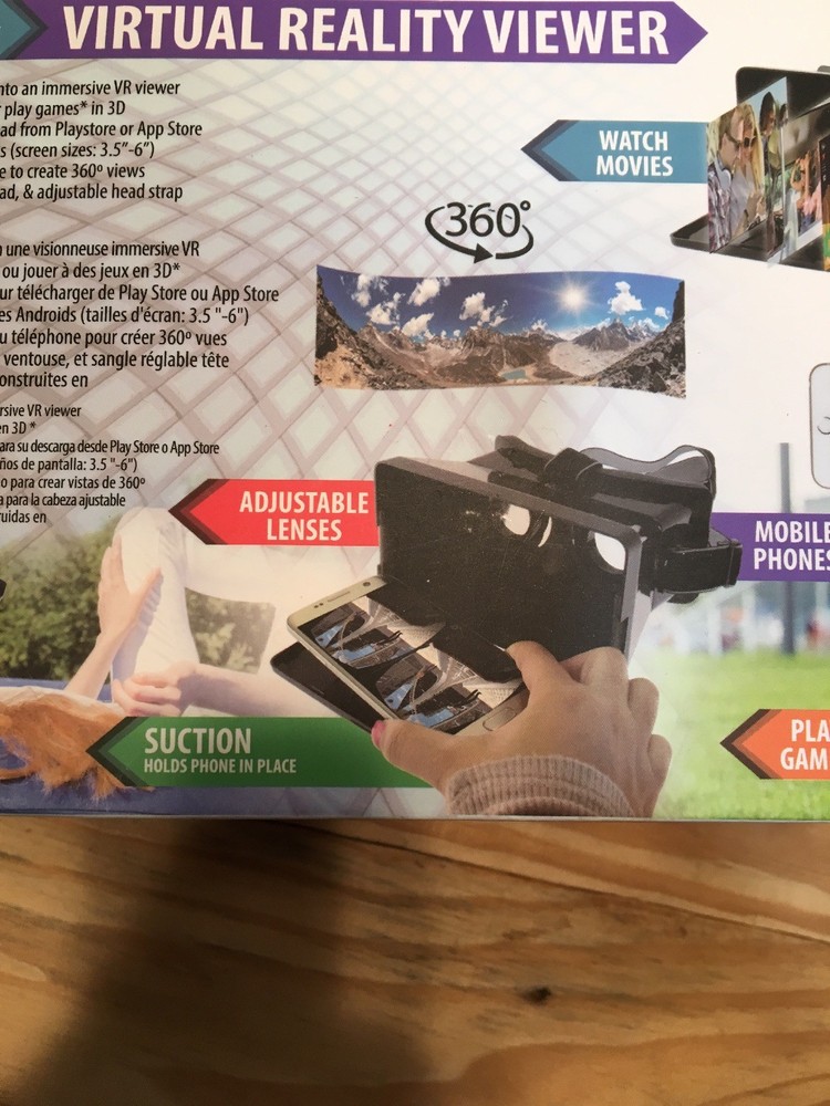 ELECTRONIC NECESSITIES VIRTUAL REALITY VIEWER 3D GLASSES MASK
