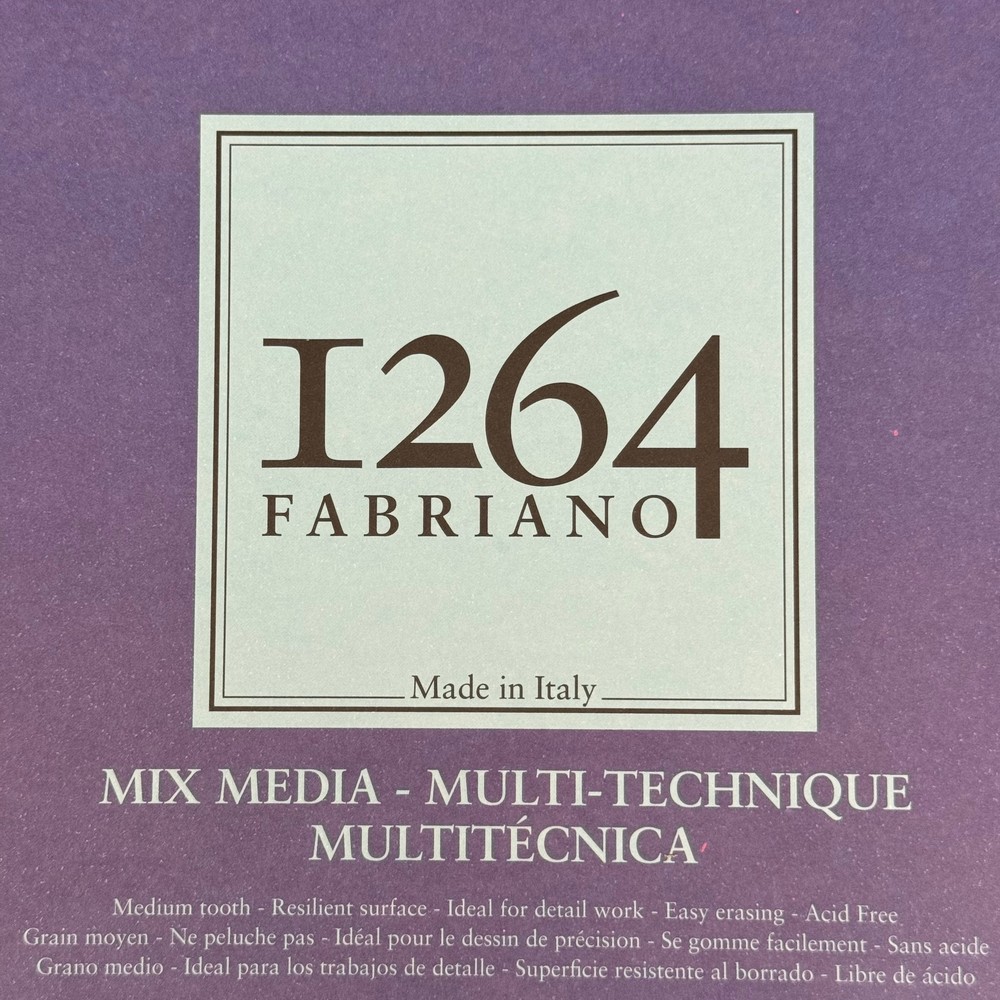 FABRIANO I264 (5 PACK) 7" x 10" Mix Media - Multi - Technique 60 Sheets each