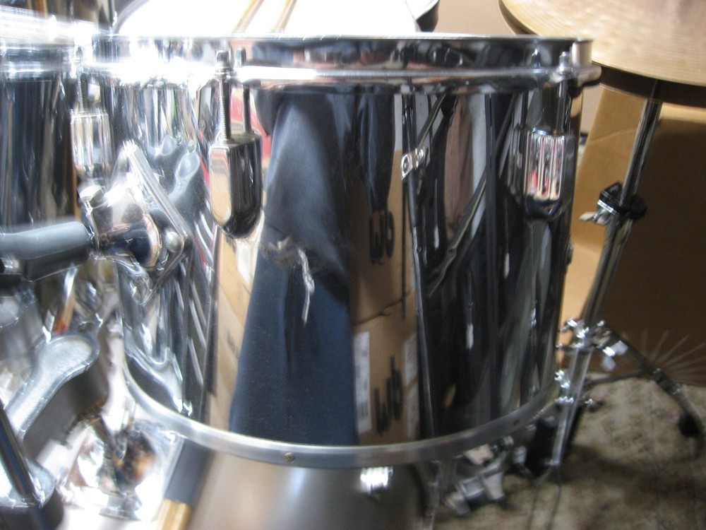13" Slingerland Tom Chrome Over Wood