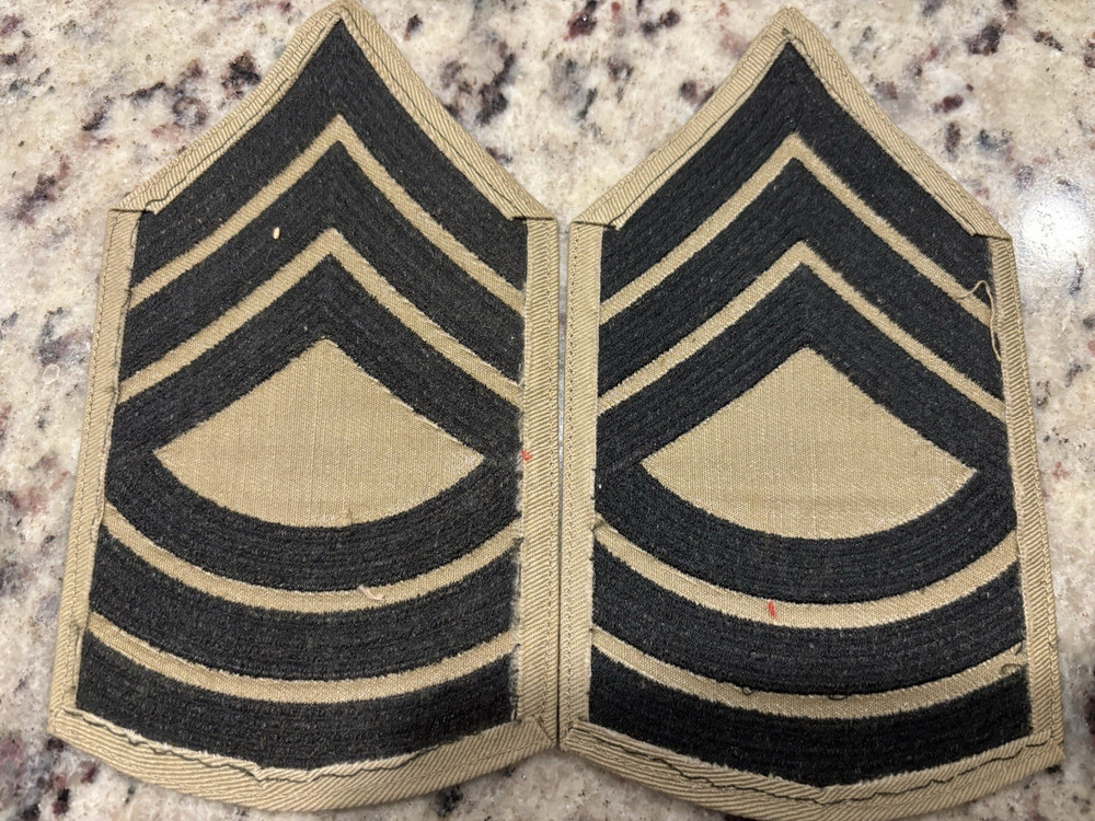 USMC Master Sergeant Chevrons from MSG Carl W. Perigo Estate