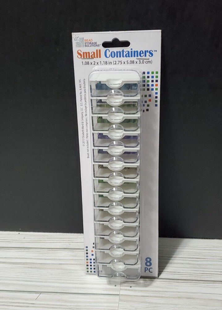 Elizabeth Ward bead storage containers you choose