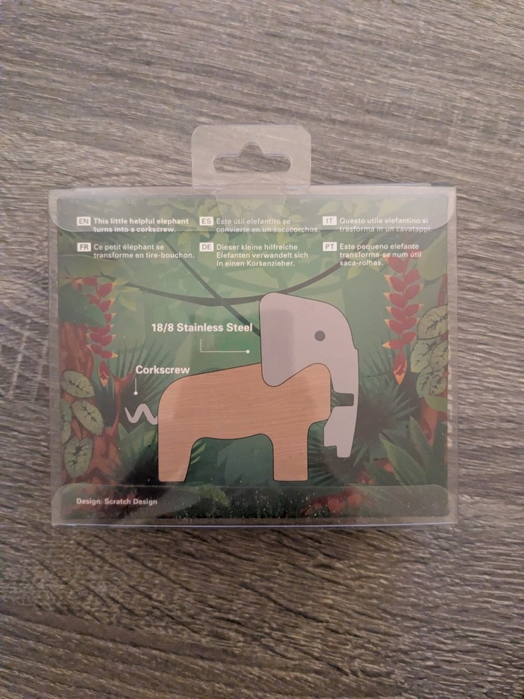 Kikkerland Elephant Corkscrew