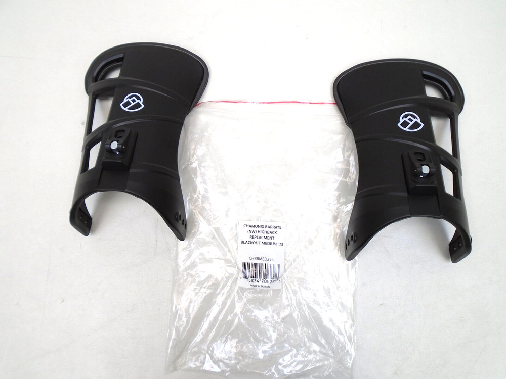 CHAMONIX CHBBMED298 BARRATS BLACK SNOWBOARD BINDINGS HIGHBACK REPLACEMENT MEDIUM