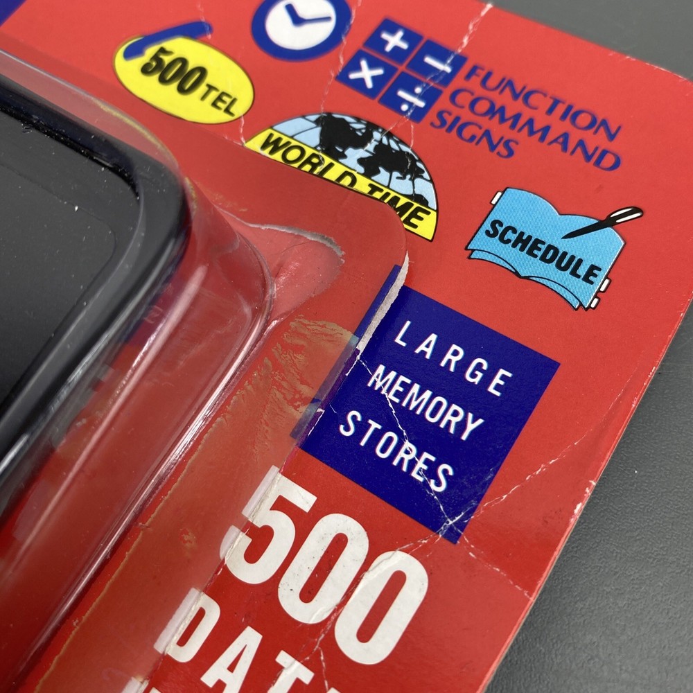 Vintage Casio 500 Data Items Electronic Data Bank DC-7500 NIP
