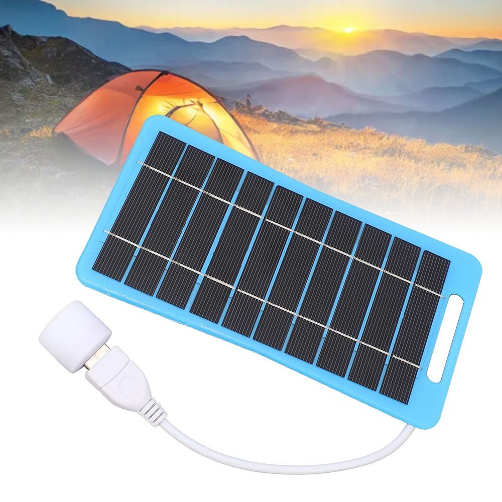 Portable Outdoor Solar Panel Charger Efficiently Powers Mobile Devices Anywhere