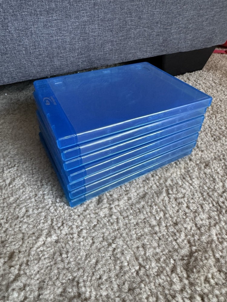 7x Empty Blu-ray Cases 1-Disc
