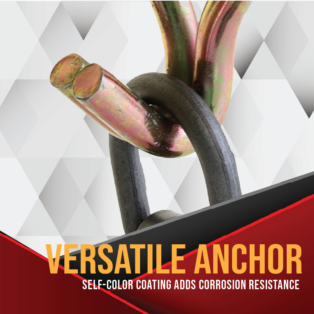 1/2" Heavy Duty Weld-On Forged D Ring 6 Pack 12000 LBS, by BoxerTool