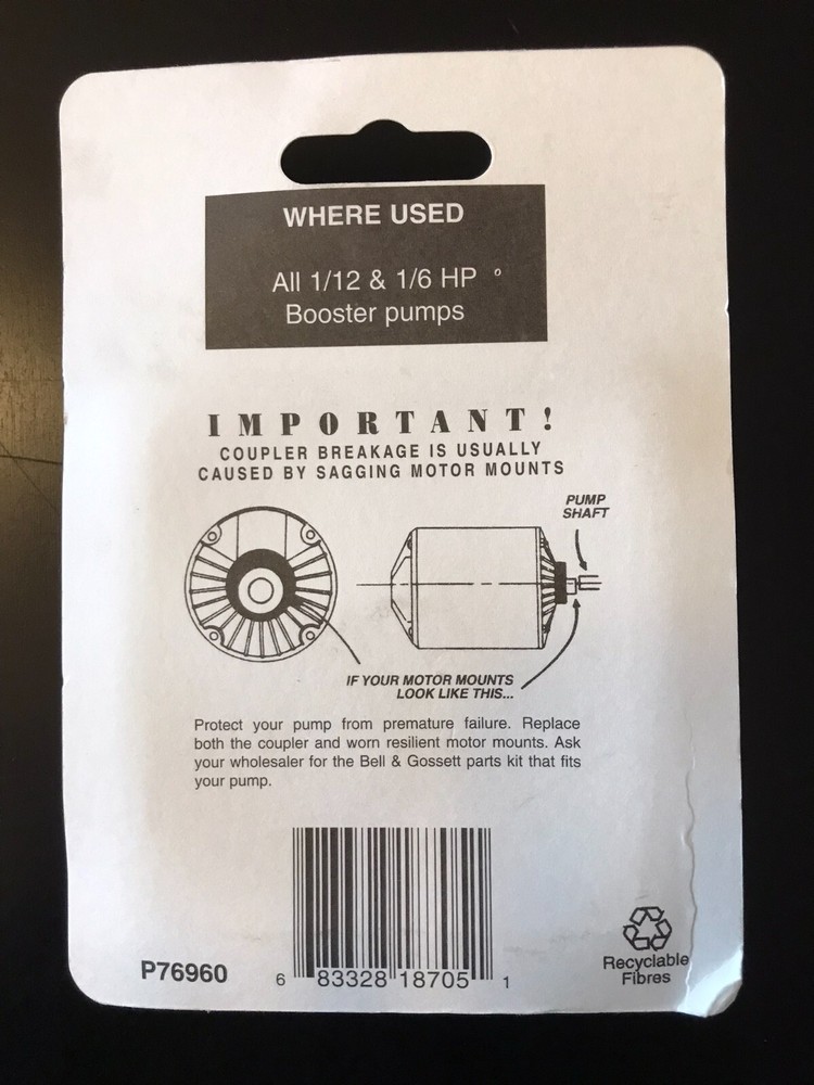 Bell and Gossett Coupler Assembly 118705