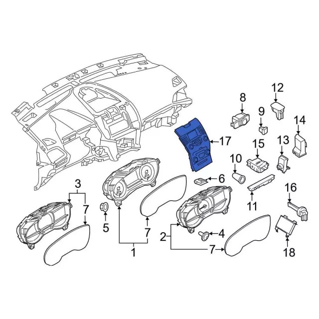 Genuine Ford Control Module HC3Z-19A387-F