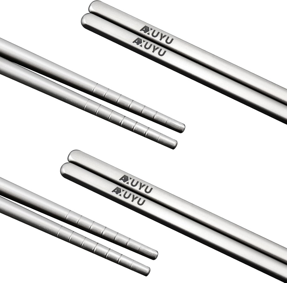 Titanium Chopsticks Ultralight Eco-Friendly Portable Camping Flatware/23Cm/9In