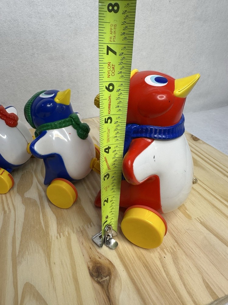 Vintage Pull Toy Penguins Set Of 3