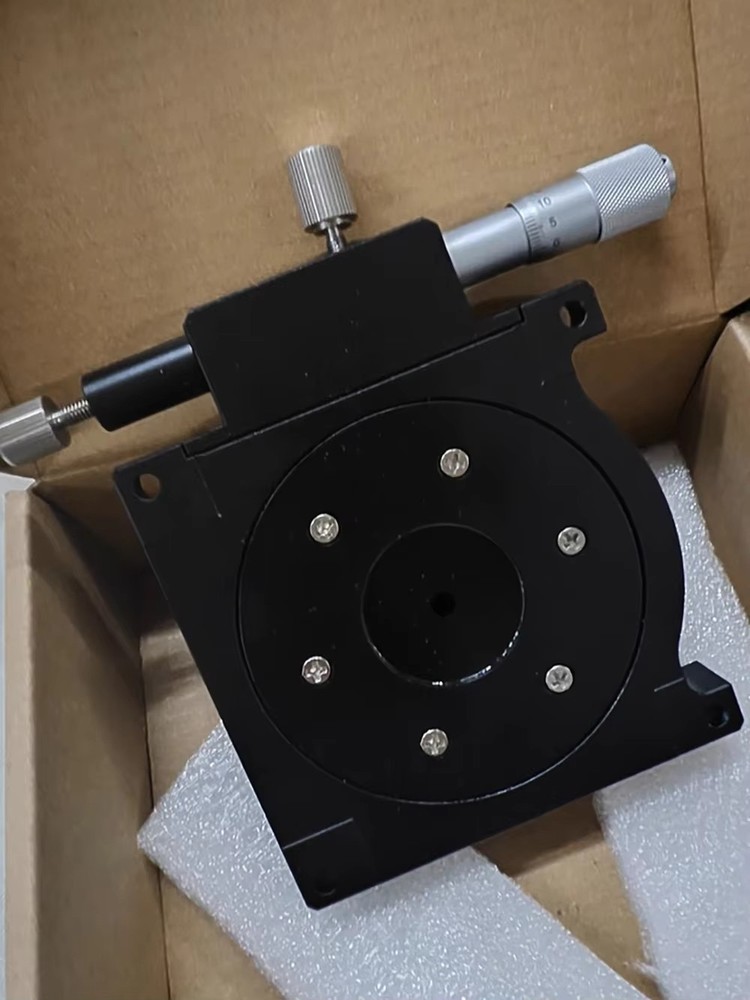 Manual R-Axis Rotary Stage Precision Micro-Adjustment Turntable Work Platform