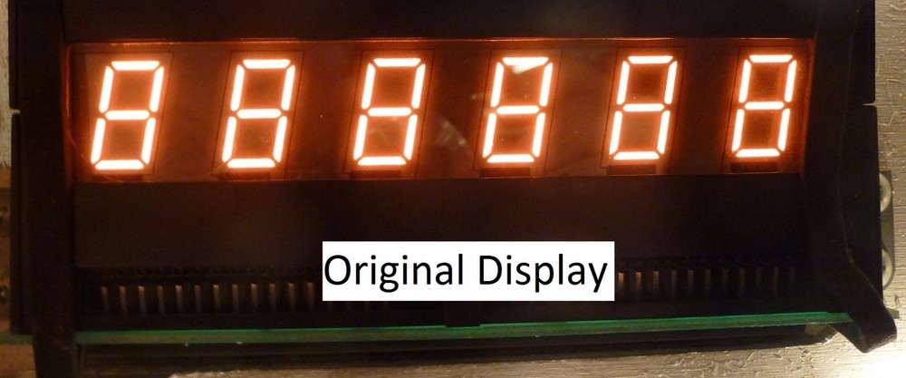 6-Digit DIY Display Kit for Bally/Stern Pinballs - Wolffpac - Orange digits