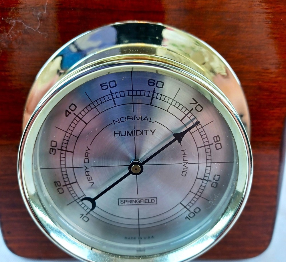 Wall Indoor Thermometer Barometer Humidity Guage Springfield Eagle