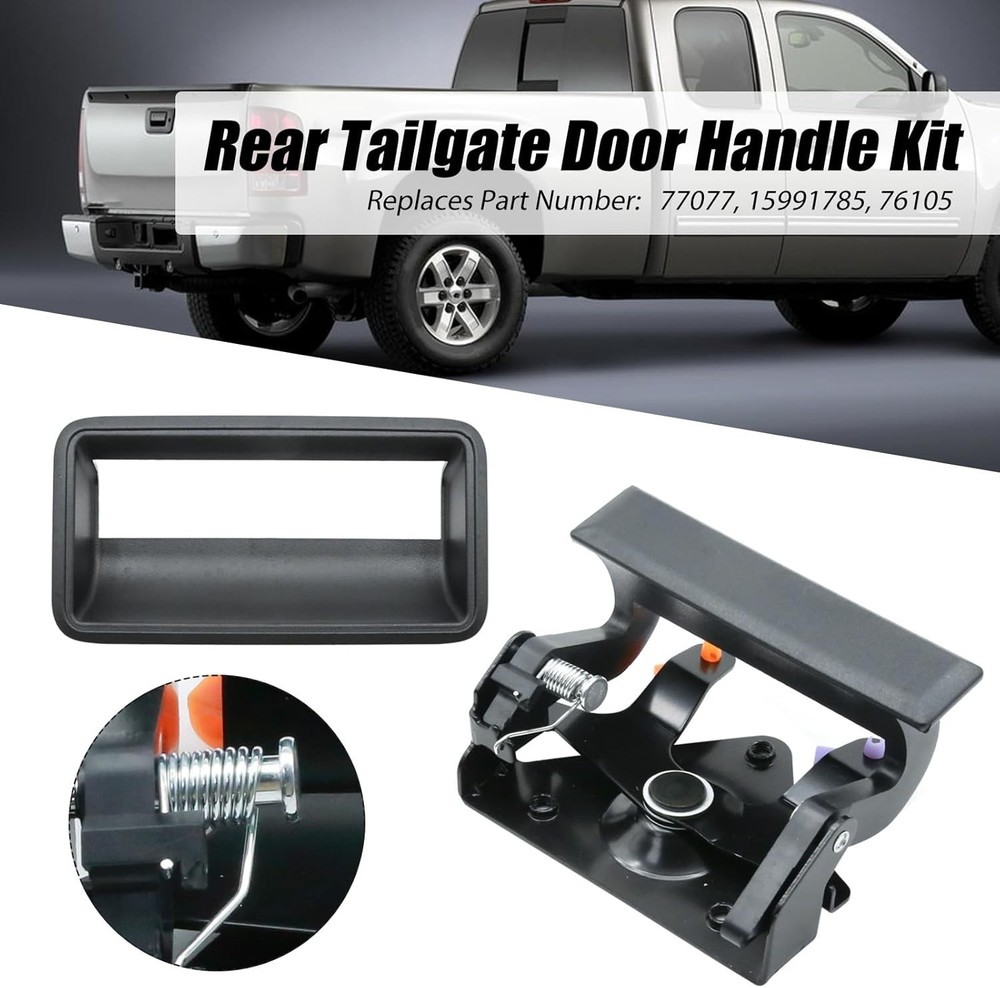 77077 Rear Tailgate Door Handle Kit, Replacement for Chevrolet Replacement for G