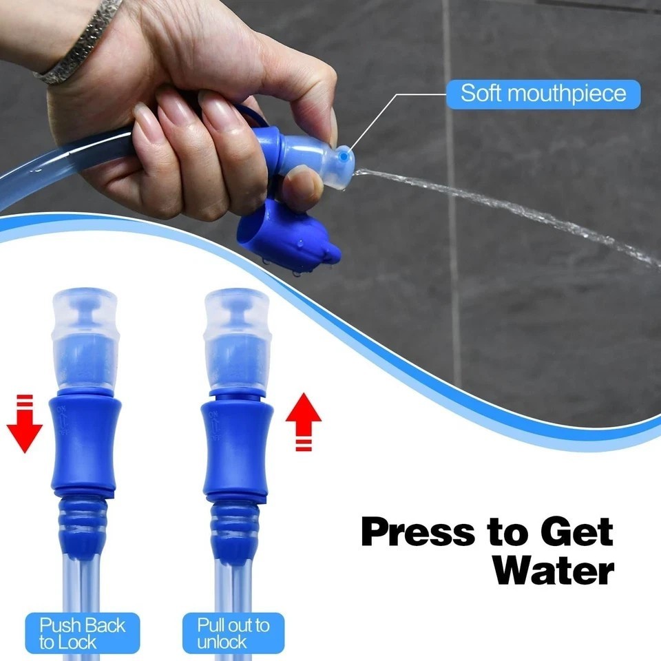 Hydration Bladder 2 L Water Pack Reservoir Camel Back Replacement Running Hiking