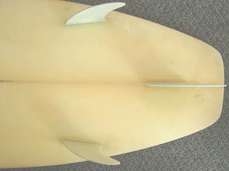 VINTAGE JUST WATER BIG SURFBOARD