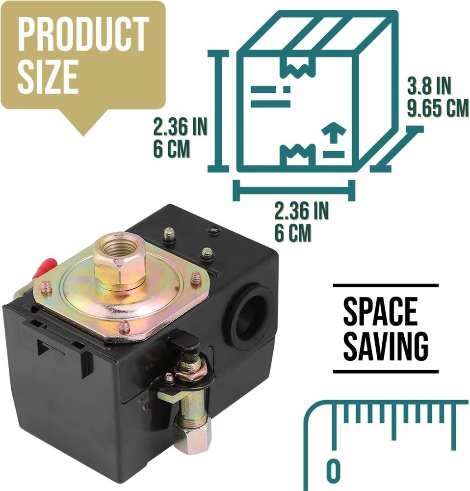 Craftsman Sears Air Compressor Pressure Switch W/ Unloader Replacement New