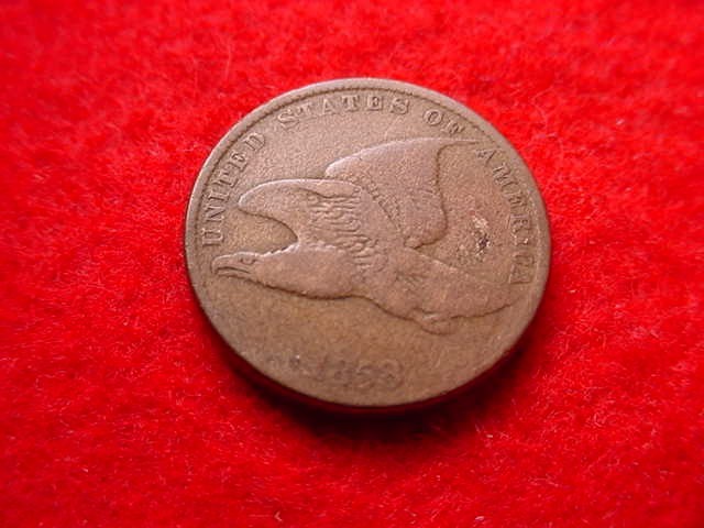 1858 FLYING EAGLE CENT GREAT CENT!!   #313