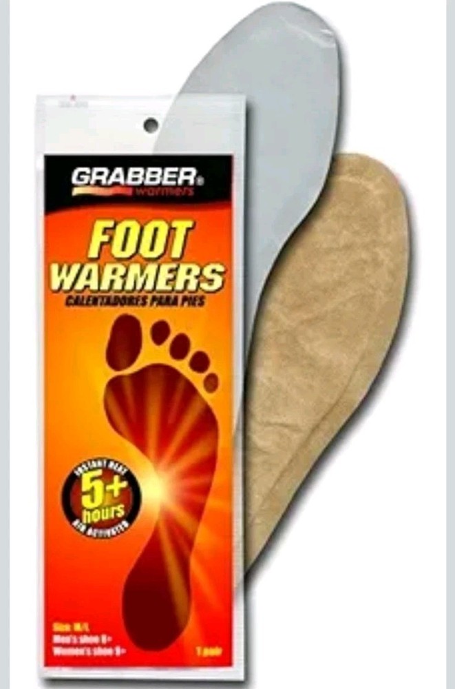Grabber Foot Warmer Insole, Medium/Large