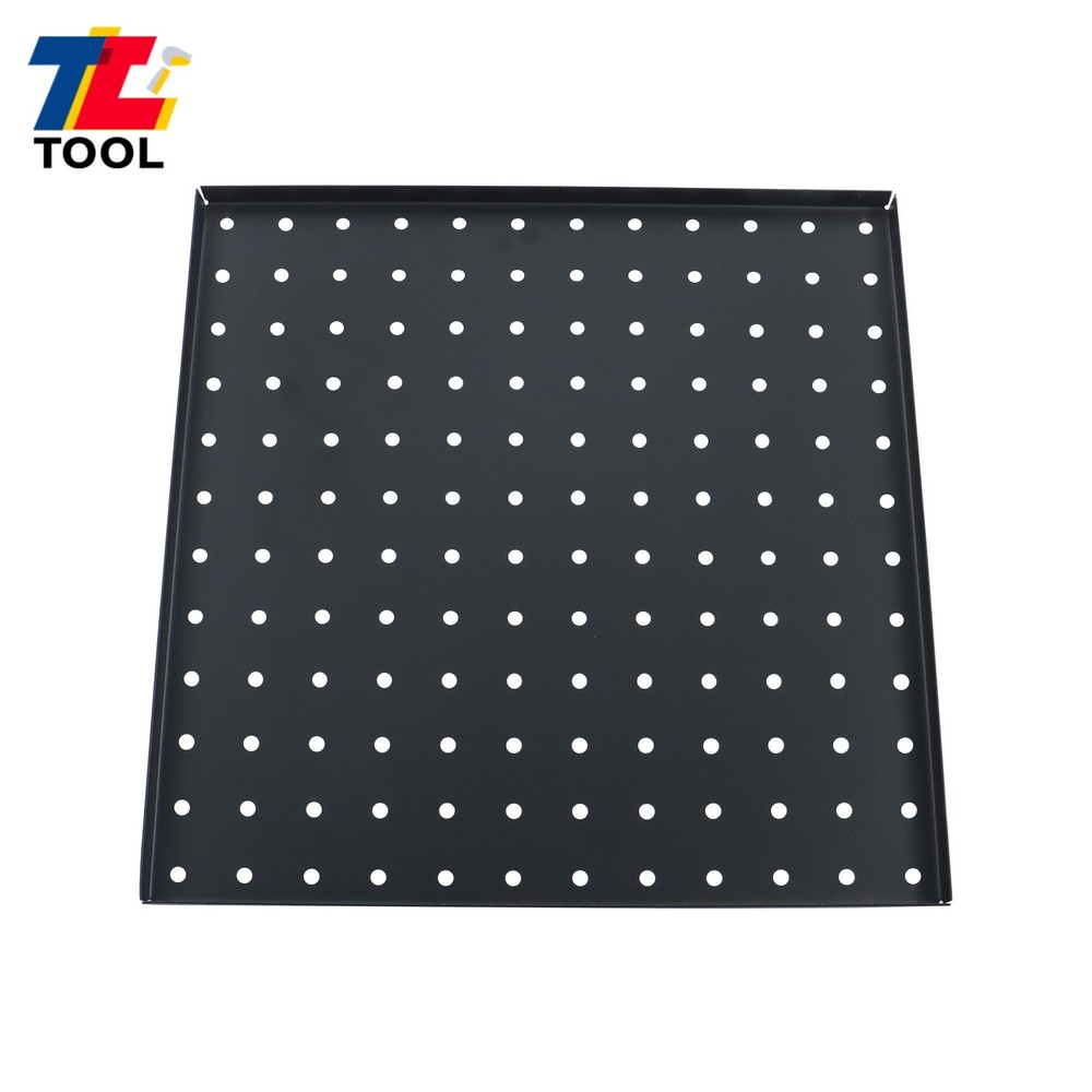 4 Pcs Black Metal Pegboards Peg Boards Wall Organizer Panel Storage Hanger Tool