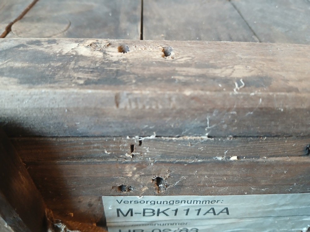 Vintage Austrian Wooden Ammo Crate-READ DESCRIPTION