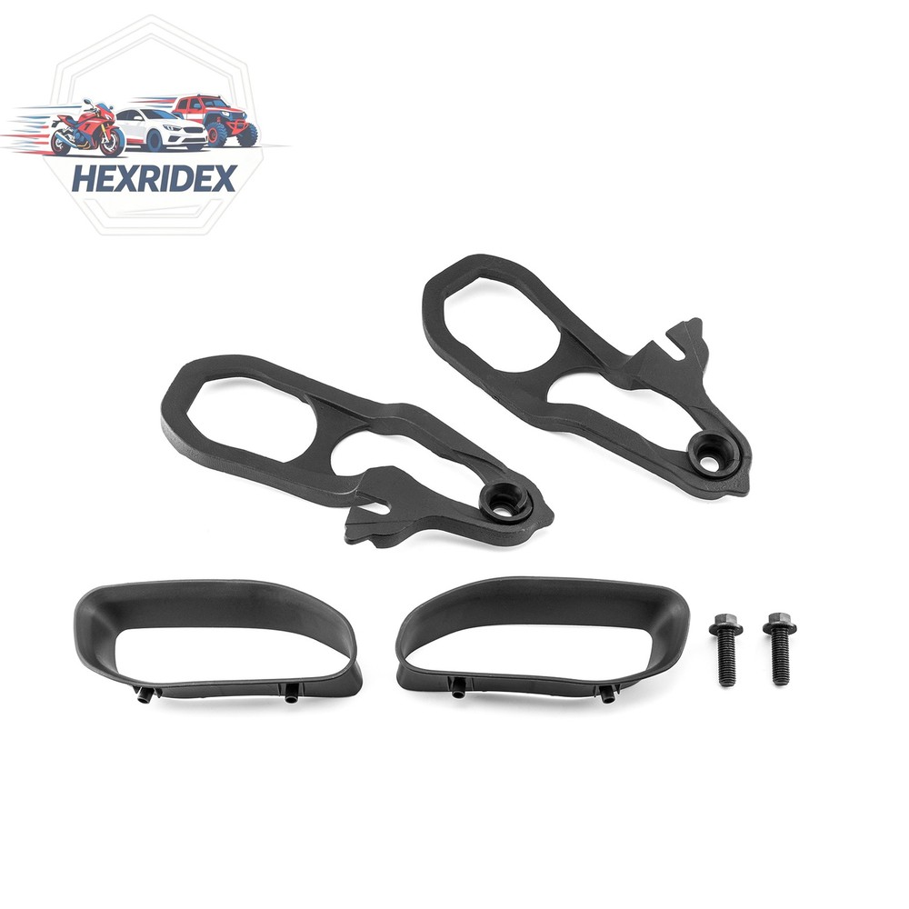 Pair Front Tow Hooks Left & Right Bezel Kit For  Ram 1500 DT 2019-2024
