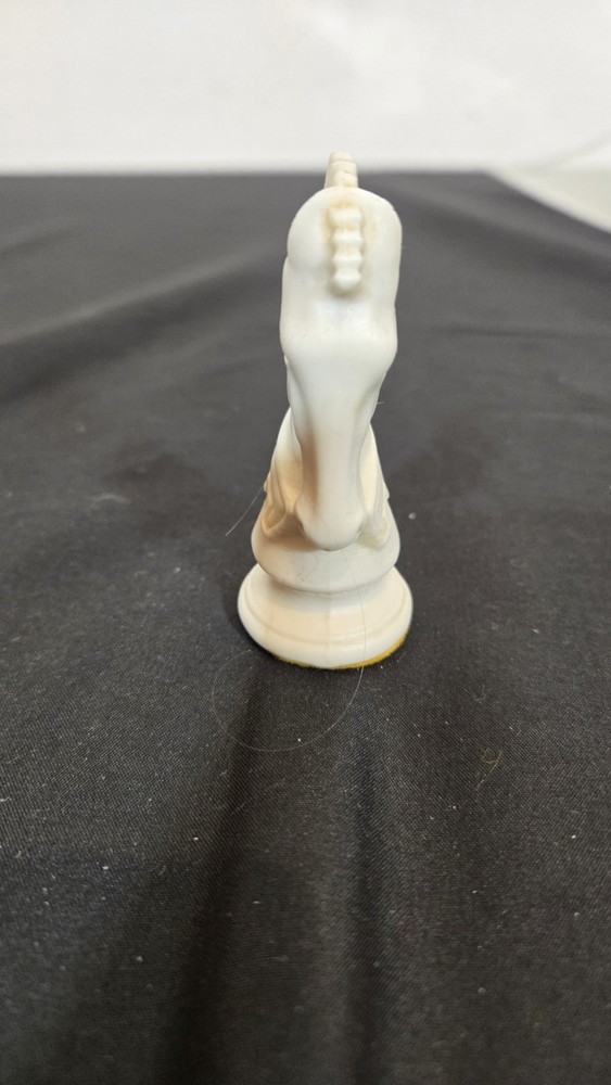 3" MCM Duncan White Knight Chess Replacement Piece