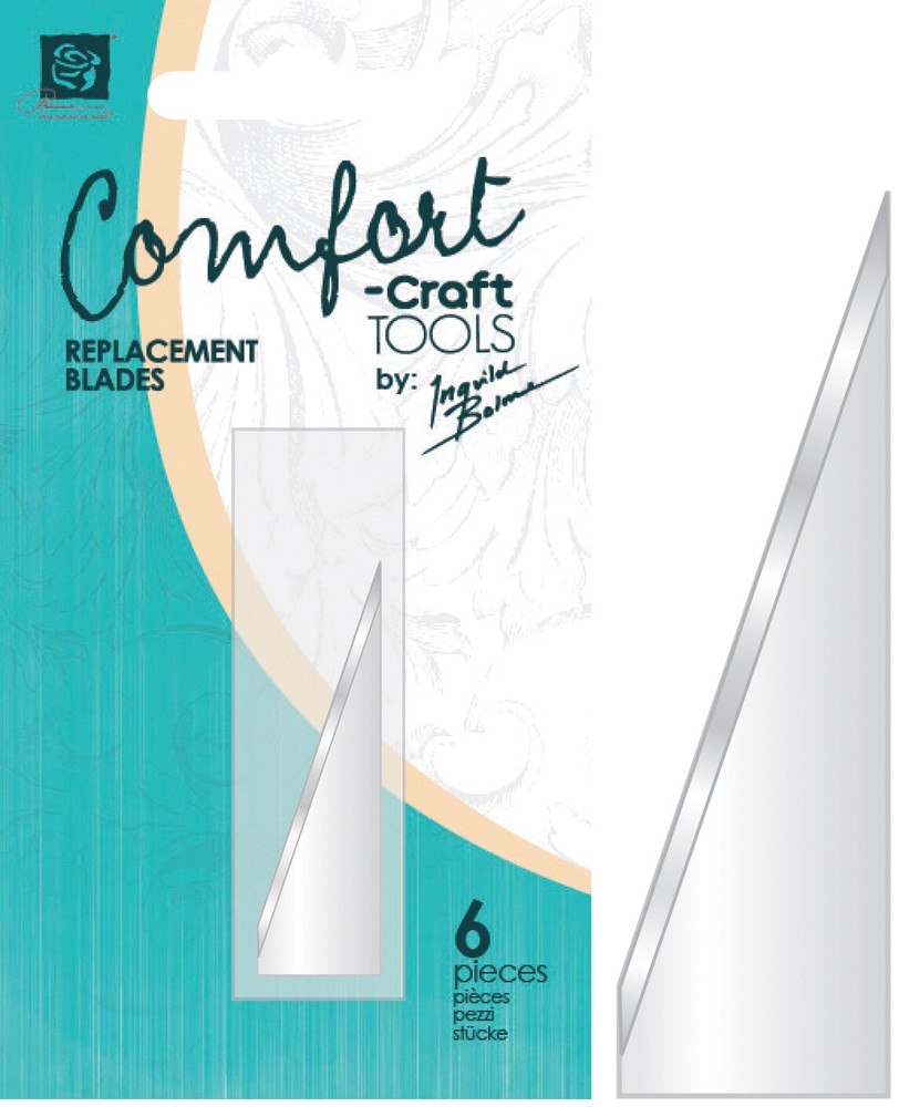 Comfort Craft Craft Knife Pointed Tip Blades 6/Pkg For 890964